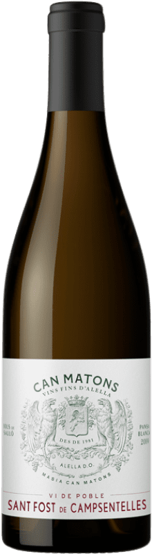 19,95 € Spedizione Gratuita | Vino bianco Can Matons Vinya St Fost Campsentelles D.O. Alella Catalogna Spagna Pansa Blanca Bottiglia 75 cl