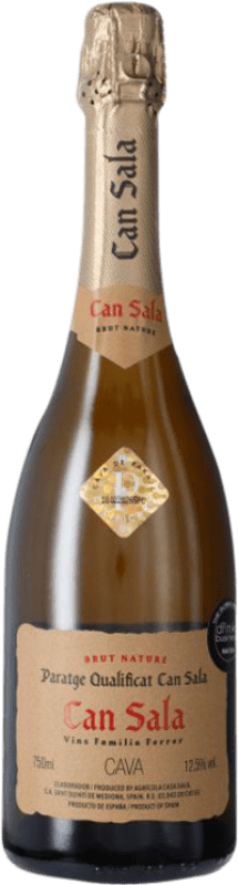 77,95 € Envoi gratuit | Vin Mousseux Blanc Can Sala Brut Nature D.O. Cava Catalogne Espagne Xarel·lo, Parellada Bouteille 75 cl