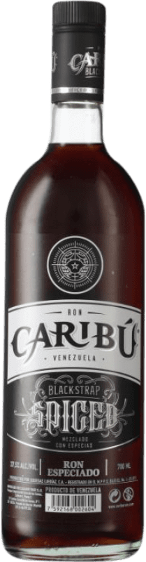 19,95 € Envoi gratuit | Rhum Caribu Black Strap Spiced Venezuela Bouteille 70 cl