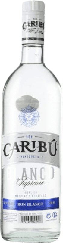 18,95 € Бесплатная доставка | Ром Caribu Blanco Венесуэла бутылка 70 cl