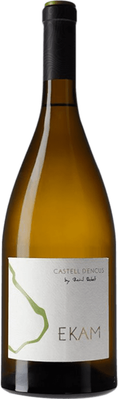 71,95 € Envío gratis | Vino blanco Castell d'Encus Ekam D.O. Costers del Segre Cataluña España Albariño, Riesling Botella Magnum 1,5 L