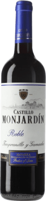 7,95 € Envio grátis | Vinho tinto Castillo de Monjardín Carvalho D.O. Navarra Navarra Espanha Tempranillo Garrafa 75 cl