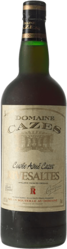 327,95 € Бесплатная доставка | Красное вино L'Ostal Cazes Cuvée Aimé 1973 A.O.C. Rivesaltes Лангедок-Руссильон Франция Grenache White бутылка 75 cl