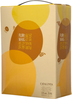 15,95 € Бесплатная доставка | Белое вино Celler de Capçanes Blanc D.O. Montsant Каталония Испания Grenache White, Macabeo Bag in Box 3 L