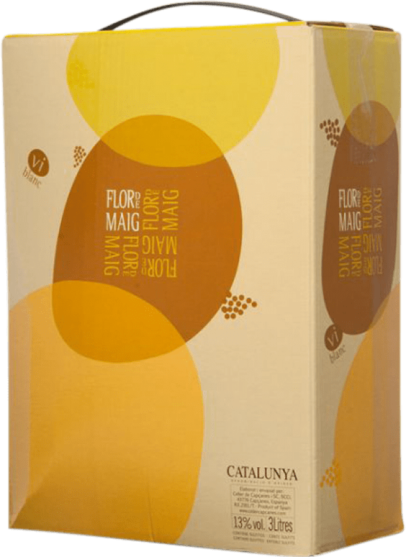 17,95 € 送料無料 | 白ワイン Celler de Capçanes D.O. Montsant カタロニア スペイン Garnacha — グルナッシュ, Macabeo — マカベオ バッグ・イン・ボックス 3 L