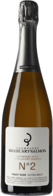 94,95 € Бесплатная доставка | Белое игристое Billecart-Salmon Nº 2 Экстра-Брут A.O.C. Champagne шампанское Франция Pinot Black бутылка 75 cl