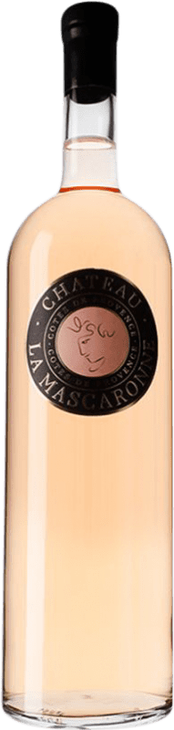 212,95 € 送料無料 | ロゼワイン Château La Mascaronne Rosé — ロゼ A.O.C. Côtes de Provence プロヴァンス フランス Syrah — シラー, Garnacha — グルナッシュ, Cinsault — サンソー, Vermentino — ヴェルメンティーノ レオボアムボトル 4,5 L
