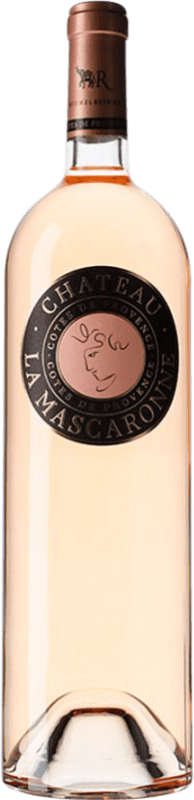 69,95 € Envío gratis | Vino rosado Château La Mascaronne Rosé A.O.C. Côtes de Provence Provence Francia Syrah, Garnacha, Cinsault, Vermentino Botella Magnum 1,5 L