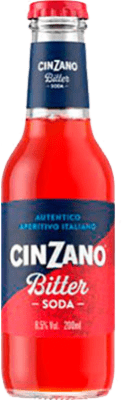 9,95 € Free Shipping | 3 units box Soft Drinks & Mixers Cinzano Bitter Soda Italy Small Bottle 20 cl