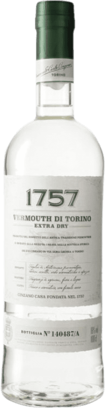 18,95 € Бесплатная доставка | Вермут Cinzano 1757 Dry Италия бутылка 1 L