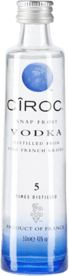 114,95 € Envoi gratuit | Boîte de 12 unités Vodka Cîroc France Bouteille Miniature 5 cl