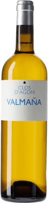 25,95 € Envio grátis | Vinho branco Clos d'Agon Valmaña Blanc Catalunha Espanha Viognier Garrafa 75 cl
