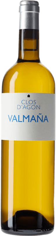 25,95 € Бесплатная доставка | Белое вино Clos d'Agon Valmaña Blanc Каталония Испания Viognier бутылка 75 cl