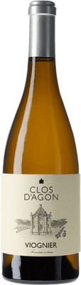 73,95 € Бесплатная доставка | Белое вино Clos d'Agon Каталония Испания Viognier бутылка 75 cl