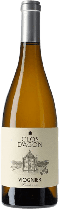 73,95 € Бесплатная доставка | Белое вино Clos d'Agon Каталония Испания Viognier бутылка 75 cl