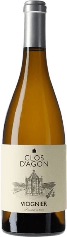 76,95 € Envio grátis | Vinho Branco Clos d'Agon Catalunha Espanha Viognier 75 cl