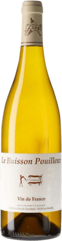34,95 € Бесплатная доставка | Белое вино Clos du Tue-Boeuf Le Buisson Pouilleux Blanc A.O.C. Touraine Луара Франция бутылка 75 cl