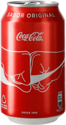 29,95 € 送料無料 | 24個入りボックス 飲み物とミキサー Coca-Cola スペイン アルミ缶 33 cl
