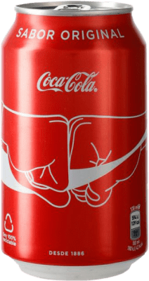 36,95 € Free Shipping | 24 units box Soft Drinks Coca-Cola Original Spain Can 33 cl