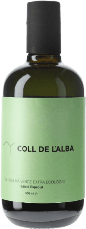 16,95 € 送料無料 | オリーブオイル Coll de l'Alba 限定版, EVOO エキストラバージン スペイン Arbequina — アルベキーナ ミディアムボトル 50 cl