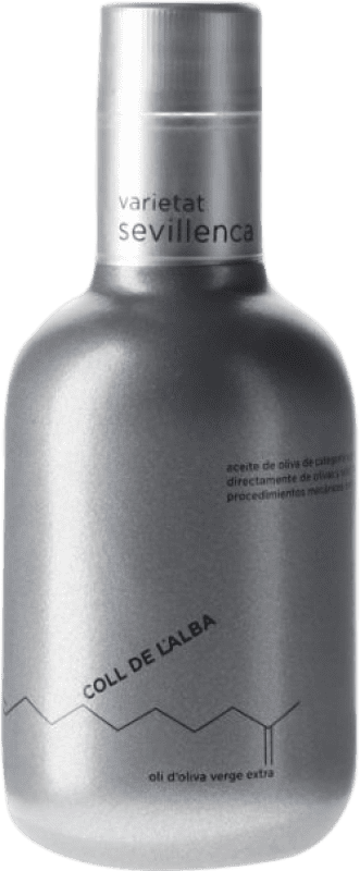 13,95 € Envío gratis | Aceite de Oliva Coll de l'Alba AOVE Virgen Extra España Sevillenca Botellín 25 cl
