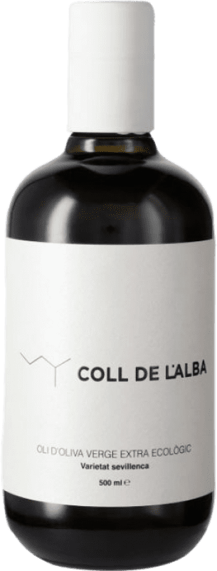 19,95 € Бесплатная доставка | Оливковое масло Coll de l'Alba Virgen Extra Испания Sevillenca бутылка Medium 50 cl