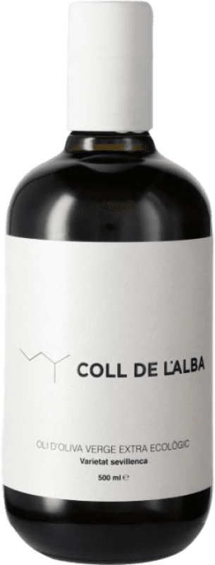 28,95 € Spedizione Gratuita | Olio d'Oliva Coll de l'Alba EVO Extra Vergine Spagna Sevillenca Bottiglia Medium 50 cl