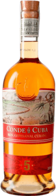 24,95 € Бесплатная доставка | Ром Conde de Cuba Куба 5 Лет бутылка 70 cl
