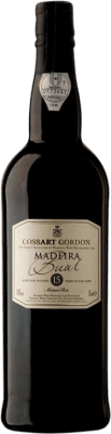 58,95 € Envio grátis | Vinho branco Cossart Gordon I.G. Madeira Madeira Portugal Boal 15 Anos Garrafa 75 cl