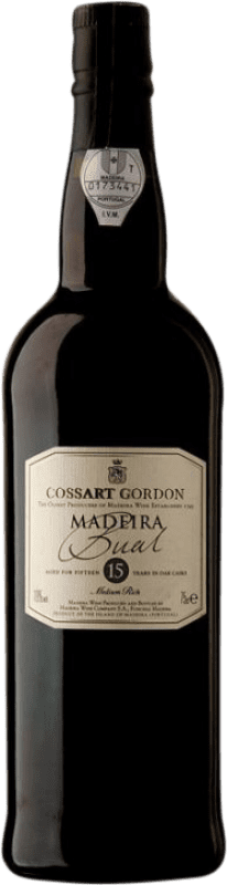 61,95 € Envio grátis | Vinho branco Cossart Gordon I.G. Madeira Madeira Portugal Boal 15 Anos Garrafa 75 cl