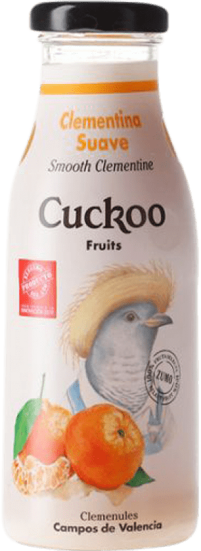 86,95 € Envoi gratuit | Boîte de 24 unités Boissons Fraîches Cuckoo Clementina Suave Espagne Petite Bouteille 25 cl