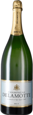 1 049,95 € 送料無料 | 白のスパークリングワイン Delamotte Brut — ブリュット A.O.C. Champagne シャンパン フランス Pinot Noir — ピノ・ノワール, Chardonnay — シャルドネ, Pinot Meunier — ピノ・ムニエ インペリアル・マチュザレムボトル 6 L