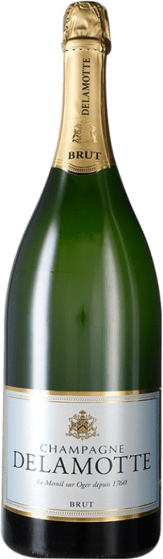 886,95 € Envio grátis | Espumante branco Delamotte Brut A.O.C. Champagne Champagne França Pinot Preto, Chardonnay, Pinot Meunier Garrafa Imperial-Mathusalem 6 L