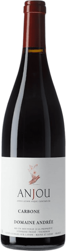 47,95 € Free Shipping | Red wine Andrée Carbone A.O.C. Anjou Loire France Cabernet Franc Bottle 75 cl