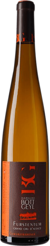 52,95 € Бесплатная доставка | Белое вино Domaine Bott-Geyl Furstentum Grand Cru A.O.C. Alsace Эльзас Франция Gewürztraminer бутылка 75 cl