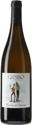 29,95 € Spedizione Gratuita | Vino bianco Domaine Giachino Marius & Simone Blanc A.O.C. Savoie Francia Altesse Bottiglia 75 cl