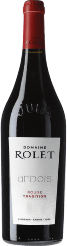 19,95 € Envío gratis | Vino tinto Rolet Rouge Tradition A.O.C. Arbois Jura Francia Pinot Negro, Bastardo, Poulsard Botella 75 cl