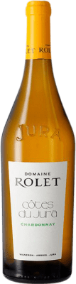 24,95 € Envio grátis | Vinho branco Rolet A.O.C. Côtes du Jura Jura França Chardonnay Garrafa 75 cl