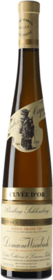 299,95 € Spedizione Gratuita | Vino Bianco Domaine Weinbach Schlossberg Quintessence SGN Sélection de Grains Nobles A.O.C. Alsace Alsazia Francia Riesling Bottiglia Medium 50 cl