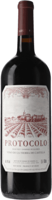 10,95 € Kostenloser Versand | Rotwein Dominio de Eguren Protocolo Kastilien-La Mancha Spanien Magnum-Flasche 1,5 L