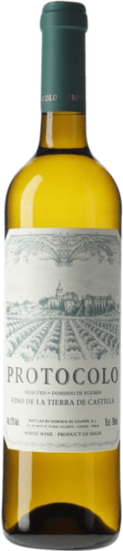 5,95 € Бесплатная доставка | Белое вино Dominio de Eguren Protocolo Blanco Испания бутылка 75 cl