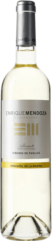 13,95 € Бесплатная доставка | Белое вино Enrique Mendoza Marina D.O. Alicante Сообщество Валенсии Испания Moscatel — Мускат Бутылка 75 cl