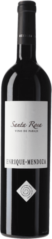 29,95 € Free Shipping | Red wine Enrique Mendoza Viña Santa Rosa D.O. Alicante Valencian Community Spain Merlot, Syrah, Cabernet Sauvignon, Monastrell Bottle 75 cl