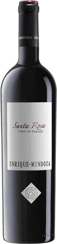 27,95 € 免费送货 | 红葡萄酒 Enrique Mendoza Viña Santa Rosa 珍藏 D.O. Alicante 巴伦西亚社区 西班牙 Merlot — 梅洛, Syrah — 西拉, Cabernet Sauvignon — 赤霞珠, Monastrell — 莫纳斯特雷尔 75 cl