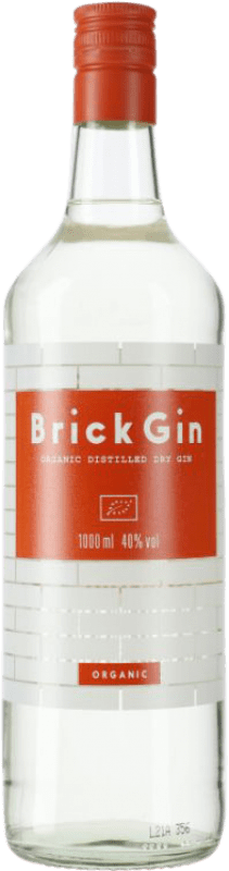 41,95 € Envío gratis | Ginebra Fair Brick Organic Francia Botella 1 L