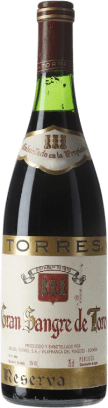 21,95 € Envoi gratuit | Vin Rouge Familia Torres Gran Sangre de Toro D.O. Penedès Catalogne Espagne Syrah, Garnacha — Grenache, Cariñena — Carignan Bouteille 75 cl