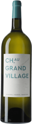 55,95 € Envio grátis | Vinho branco Guinaudeau Blanc Bordeaux França Sauvignon Branca, Sémillon Garrafa Magnum 1,5 L