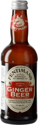 2,95 € 免费送货 | 盒装12个 啤酒 Fentimans Ginger Beer 英国 小瓶 27 cl