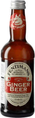 32,95 € Envio grátis | Caixa de 12 unidades Refrigerantes Fentimans Reino Unido Garrafinha 27 cl Herbal, Ginger Beer