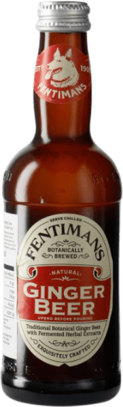 2,95 € Envío gratis | Caja de 12 unidades Cerveza Fentimans Ginger Beer Reino Unido Botellín 27 cl